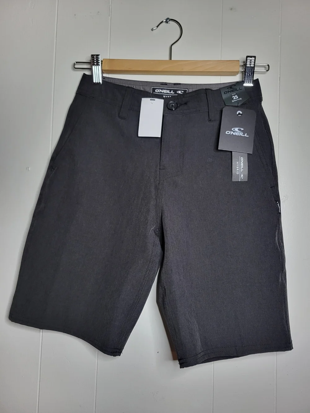 O'Neill Kids Charcoal Flat Front Walkshorts